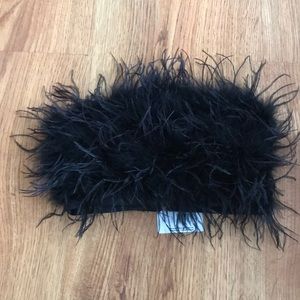 Faux Feather Bandeau